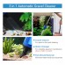 NICREW Power VAC Plus Automatic Gravel Cleaner, Electric Aquarium Cleaner with Sponge Filter, 3 in 1 Aquarium Vacuum Gravel Cleaner for Medium and Large Tanks